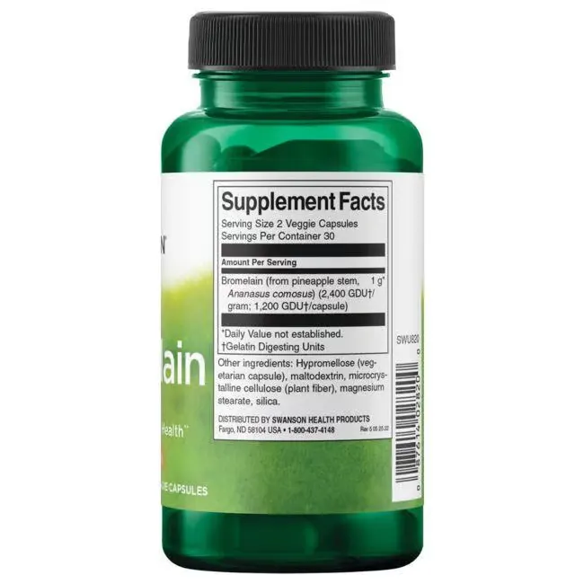 Bromelain 500 mg, Bromelain 500 mg capsule - Image 2