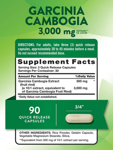 Garcinia Cambogia 3000 mg with Chromium - Image 4